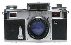 Kiev-4 Type 2 Ukrainian Engravings Rare Jupiter-8M 1:2 F=5cm Contax Mount