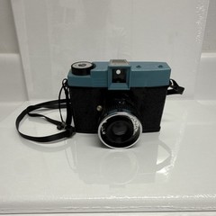 Lomography Diana F+ Vintage Film Camera Black Blue Classic Analog Photography
