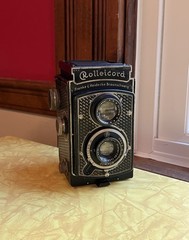 Rolleicord I Art Deco TLR Film Camera Heidoskop Viewing & Triotar Taking Lenses
