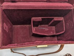 Vintage POLAROID Land Camera Speedliner 95A + Leather Case & extras