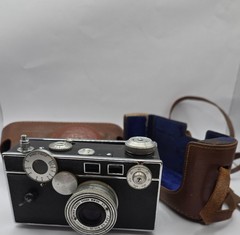 Vintage Argus Rangefinder Camera 50mm Coated Cintar Lens w/ Case Untested