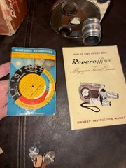 VINTAGE REVERE MAGAZINE 16 mm MOVIE CAMERA MODEL 26 W/ ORIGINAL BOX
