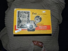 TESTED Kodak Brownie Bull’s Eye Camera Flash Outfit Original Box