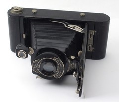 Vintage 1930 Kodak No. 2A Folding Hawkeye Special Camera BLACK!