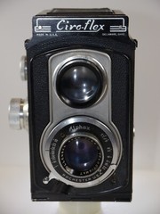 Vintage Graflex Ciro Flex TLR Camera w/ Wollensak 85/3.5 Lens,Rapax Shutter.READ
