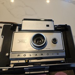 Polaroid Automatic 350 Land Camera VTG With Case Untested