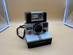 Vintage One Step POLAROID Camera Instant Film XS-70 Rainbow Stripe Non Tested