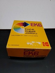 Kodak EK6 Instant Camera in Original Box with Manual Vintage 1976