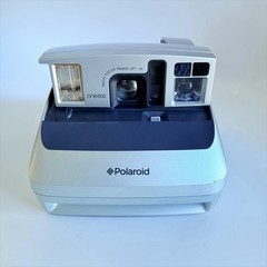 Vintage Polaroid One600 Ultra Instant Film Camera – Silver Y2K Estate Find