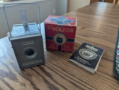 Hard to Find! MAJOR BOX CAMERA 6X6CM 620 ROLL FILM