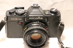 Minolta XG-SE Special Edition 35mm SLR MD Rokkor-X 455mm 1:2 Lens Not Working