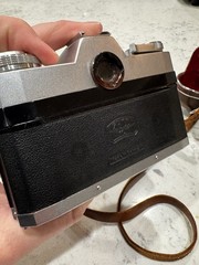 Zeiss Ikon Contaflex Super B 35mm SLR W 50mm F/2.8 Tessar Lens & Leather Case BH