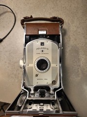 Vintage Polaroid Land Camera Model 95A w/ Flash in Case Untested