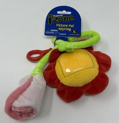 Polaroid iZone Picture Pal Keyring Plush Stuffed Flowers Daisy Rose Vintage