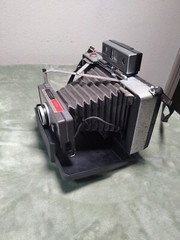 Vintage Polaroid Automatic 101 Land Camera w Case and Assessories UNTESTED