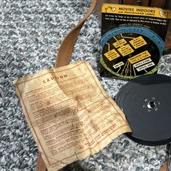 Bolex Hg-H16 H8 Vtg 16mm Movie Camera-Works! Leather case & 1947 catalog incl.