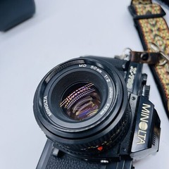VTG MINOLTA X-700 35MM SLR Film Camera Cover Strap UNTESTED READ (For Parts)