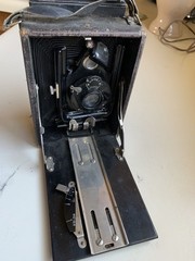 Antique Vintage Folding Camera Vario Rodenstock Munchen 1:6.5 f = 13.5 cm