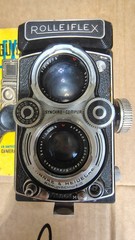 ROLLEIFLEX XENOTAR 75mm F3.5 LENS CAMERA- UNTESTED.