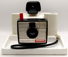 Vintage Polaroid Swinger Model 20 Land Camera – Untested Vintage Camera W Strap