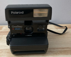 Polaroid One Step Close Up 600 Film Instant Camera With Strap