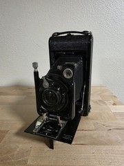 Vintage Orionwerk Hannover Folding Bed Camera Untested For Parts Or Repair