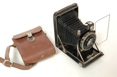 ✅ KW PATENT ETUI 6.5X9CM FLAT BED CAMERA W/ ZEISS TESSAR 10.5CM f/4.5 LENS
