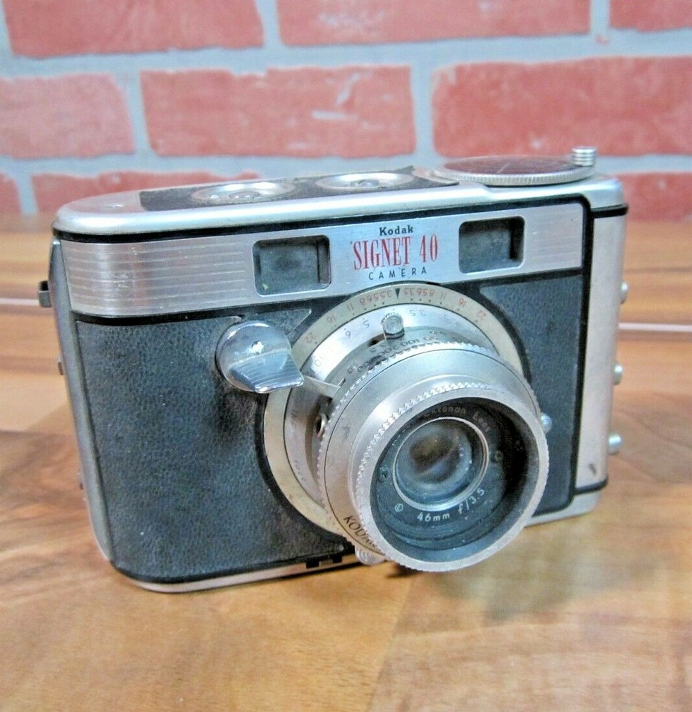 Kodak Signet 40 camera 400 shutter vintage AS-IS untested EKTANON 46mm f/3.5