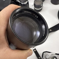 CANON FTb QL 35mm Film Camera SLR Lens & Case Lot READ DESCRIPTION