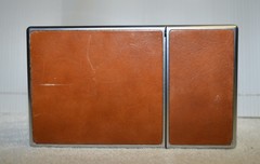 Polaroid SX 70 Land Camera Film Tan Leather Not Tested