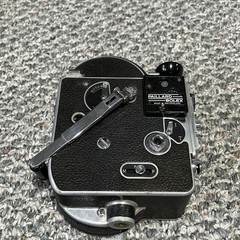 Bolex Hg-H16 H8 Vtg 16mm Movie Camera-Works! Leather case & 1947 catalog incl.
