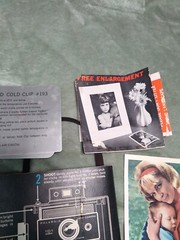 Vintage Polaroid Automatic 101 Land Camera w Case and Assessories UNTESTED