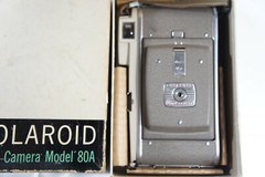 Polaroid Highlander Land Camera Bundle Model 80A, in Original Case