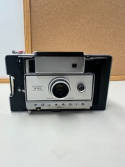 Vintage Polaroid 350 Automatic Land Camera Glass Lens Zeiss Rangefinder CLEAN
