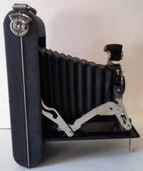 VTG KODAK JUNIOR SIX-16 6-3 LENS FOLDING ROLL FILM CAMERA W/BOX ab