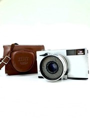 Rare Soviet KMZ Camera Zenit Junior (Zorki 10) Lens Industar – 63 (2,8/45 mm)