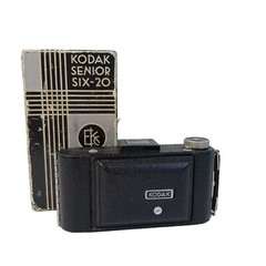 Eastman Kodak Senior Six-20 Vtg Folding Camera Original Box Manual Exp Guide