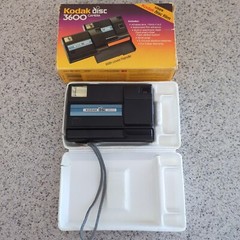 Vintage Kodak Disc 3600 Camera with Original Box Untested Fast Shipping!
