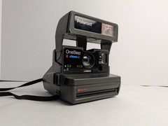 Polaroid One Step Close Up 600 Film Instant Camera with Strap