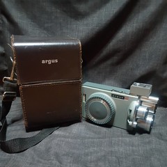 Vintage Camera Argus M3 8mm Movie Camera 1960s Case 3 Lens Turret
