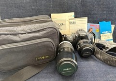 Minolta α-303si Super 35mm Film SLR Camera Kit Used Film Camera Black JP