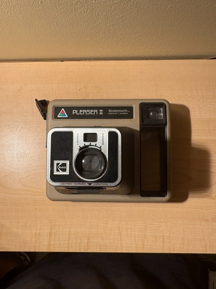 Vintage Kodak Pleaser Trimprint Instant Film Camera UNTESTED Photography Decor