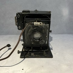 Graflex Pre-Anniversary Speed Graphic 4×5 Camera Kalart Rangefinder Zeiss Tessar