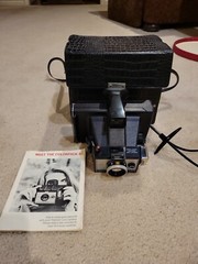 Vintage Polaroid Colorpack III Land Camera With Camera Bag Excellent Condition
