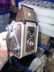 Kodak Duo Six-20 Vintage TLR Twin Lens Reflex Camera Brown 620 Film
