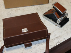 Vintage Polariod SX-70 Land camera Alpha 1 w/ leather case