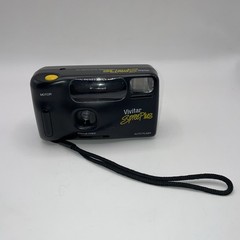 Vivitar Spree Plus Black 35mm Film Camera Focus Free Auto Flash DX