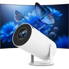 Mini Portable Projector 4K WiFi 6 BT 5.2 Upgraded Portable Projector Full HD …