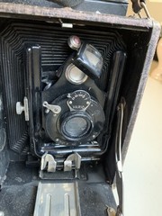 Antique Vintage Folding Camera Vario Rodenstock Munchen 1:6.5 f = 13.5 cm