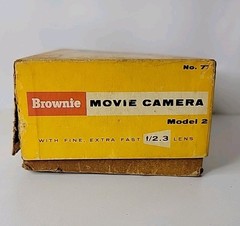 Vintage Kodak Brownie 8mm Movie Camera, Model 2, 13mm F/2.3 Lens, UNTESTED
